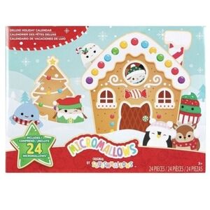 ⏰ LIMITED TIME!🎄24 Day Squishmallows 2025 Micromallows Holiday Advent Calendar